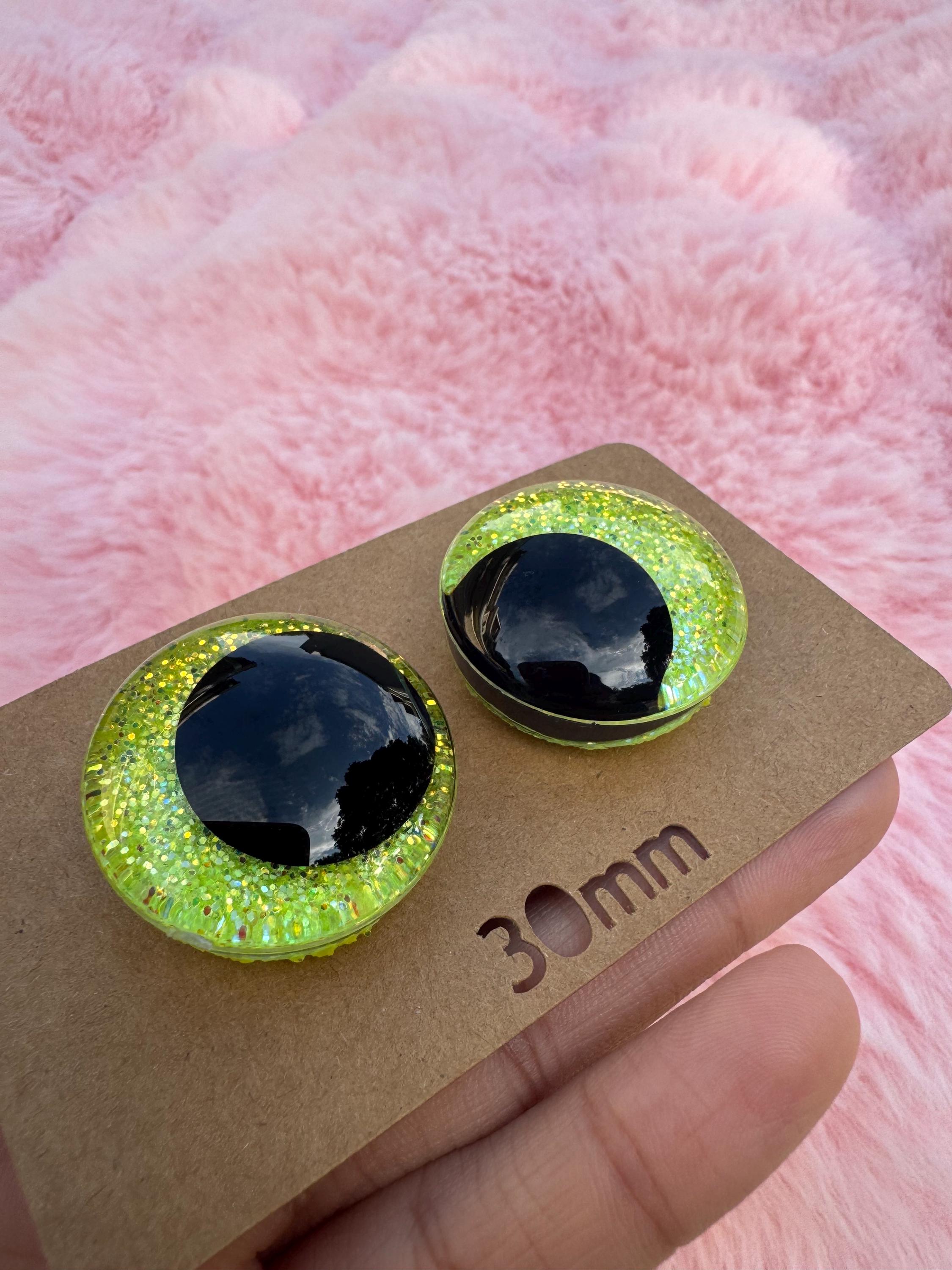 Exorcism Hand-Painted Safety Eyes - Kawaii Amigurumi Crochet (20-40mm)