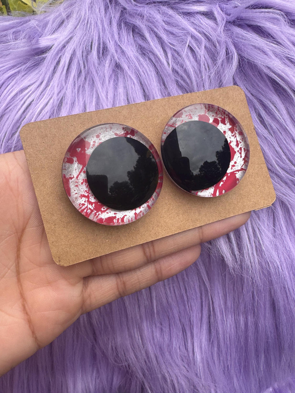 Dexter Hand-Painted Safety Eyes - Amigurumi Crochet (20-40mm)