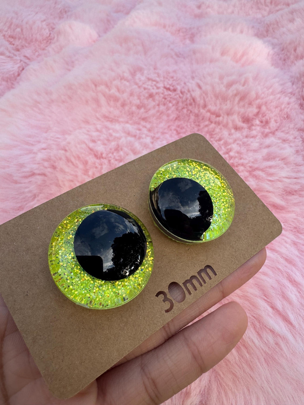 Exorcism Hand-Painted Safety Eyes - Kawaii Amigurumi Crochet (20-40mm)