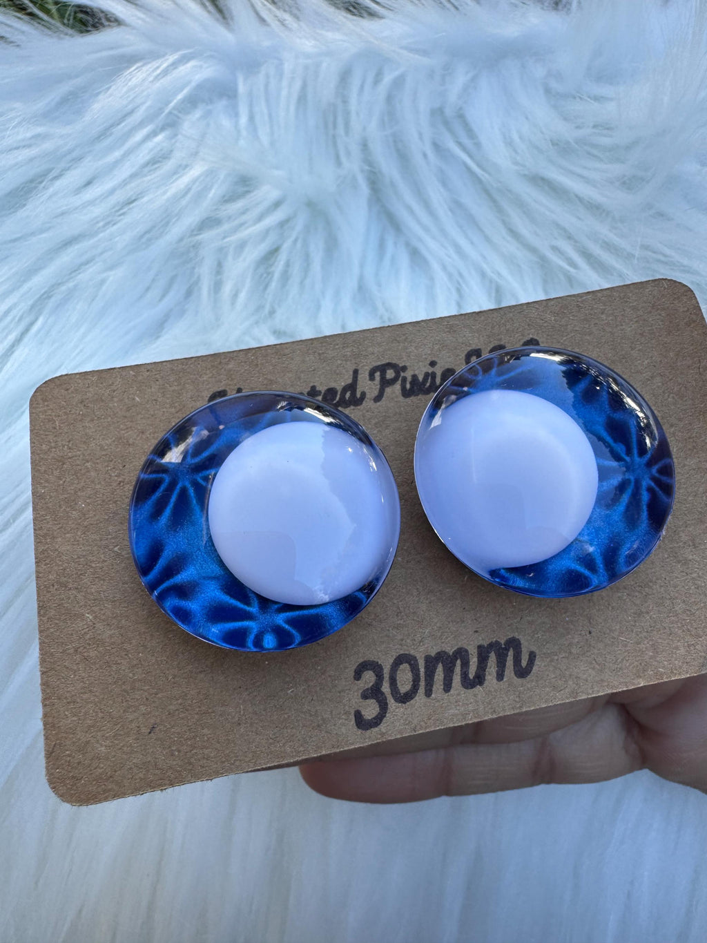 Frozen Soul Hand Painted Safety Eyes: Amigurumi Crochet Tools (20-40mm, Black/Red/White Pupil)