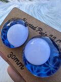 Frozen Soul Hand Painted Safety Eyes: Amigurumi Crochet Tools (20-40mm, Black/Red/White Pupil)