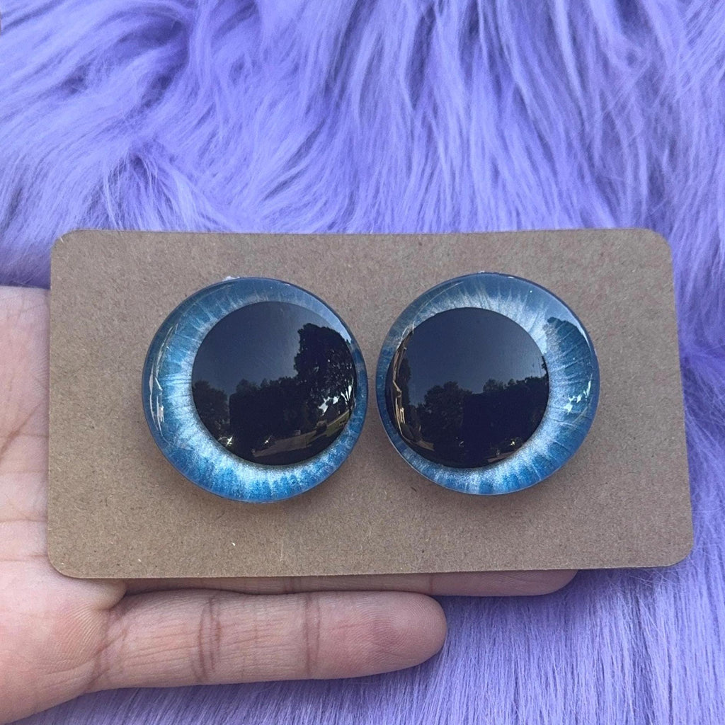 Light Furious Hand-Painted Safety Eyes - Amigurumi Crochet (20-40mm)