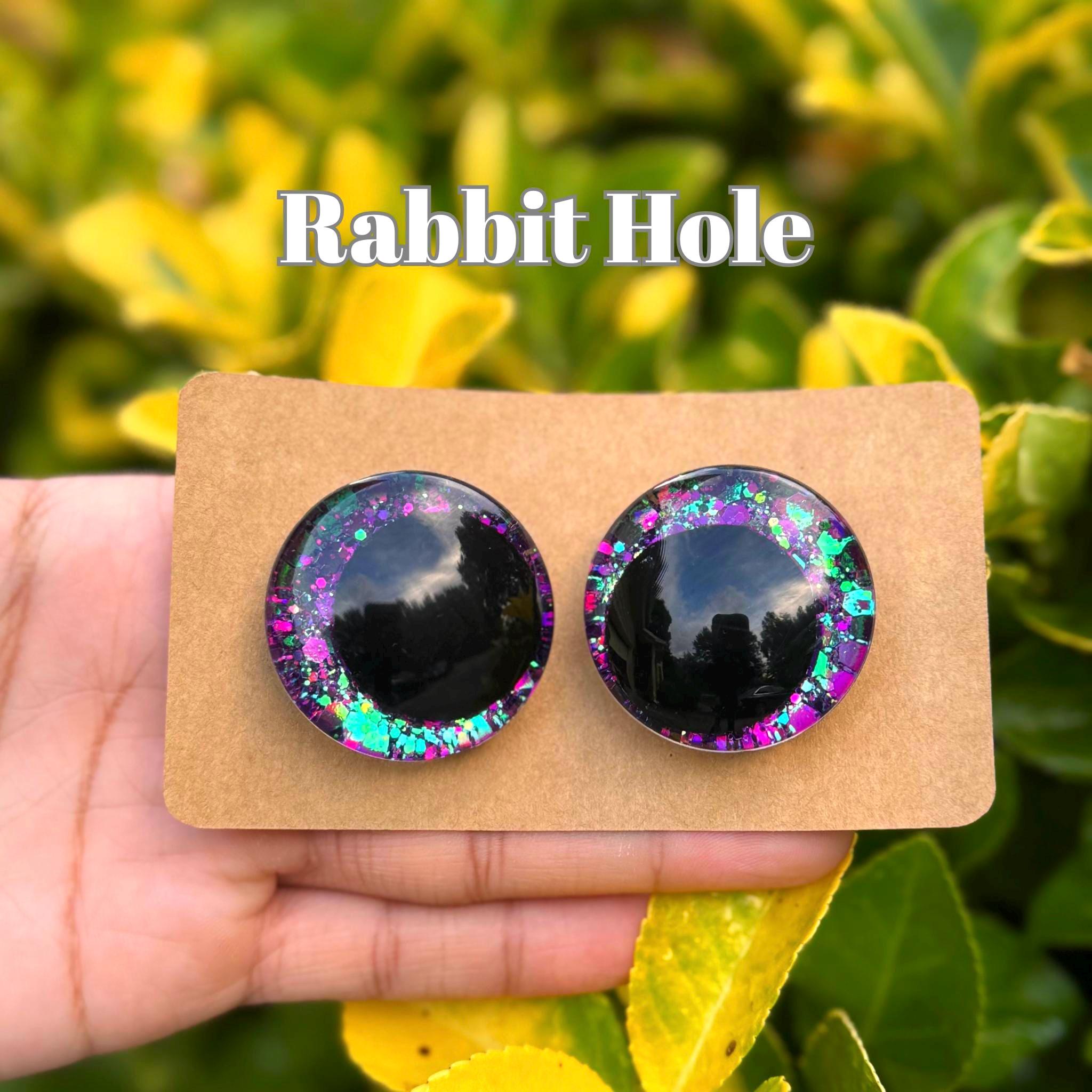 Rabbit Hole Hand-Painted Safety Eyes - Amigurumi Crochet (20-40mm)