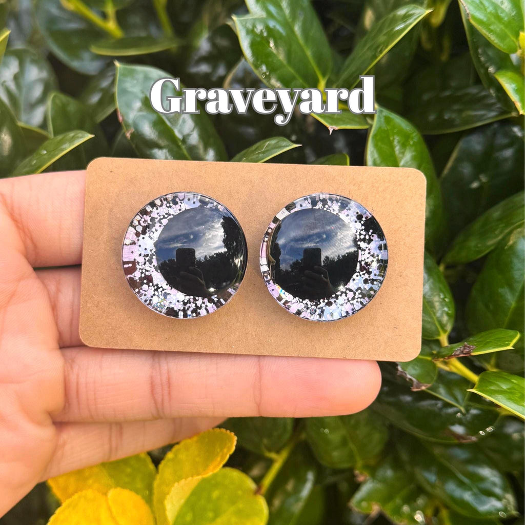 Graveyard Hand-Painted Safety Eyes - Amigurumi Crochet (20-40mm)