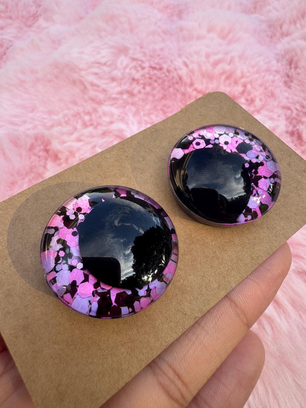 Radioactive Hand-Painted Safety Eyes - Kawaii Amigurumi (20-40mm)