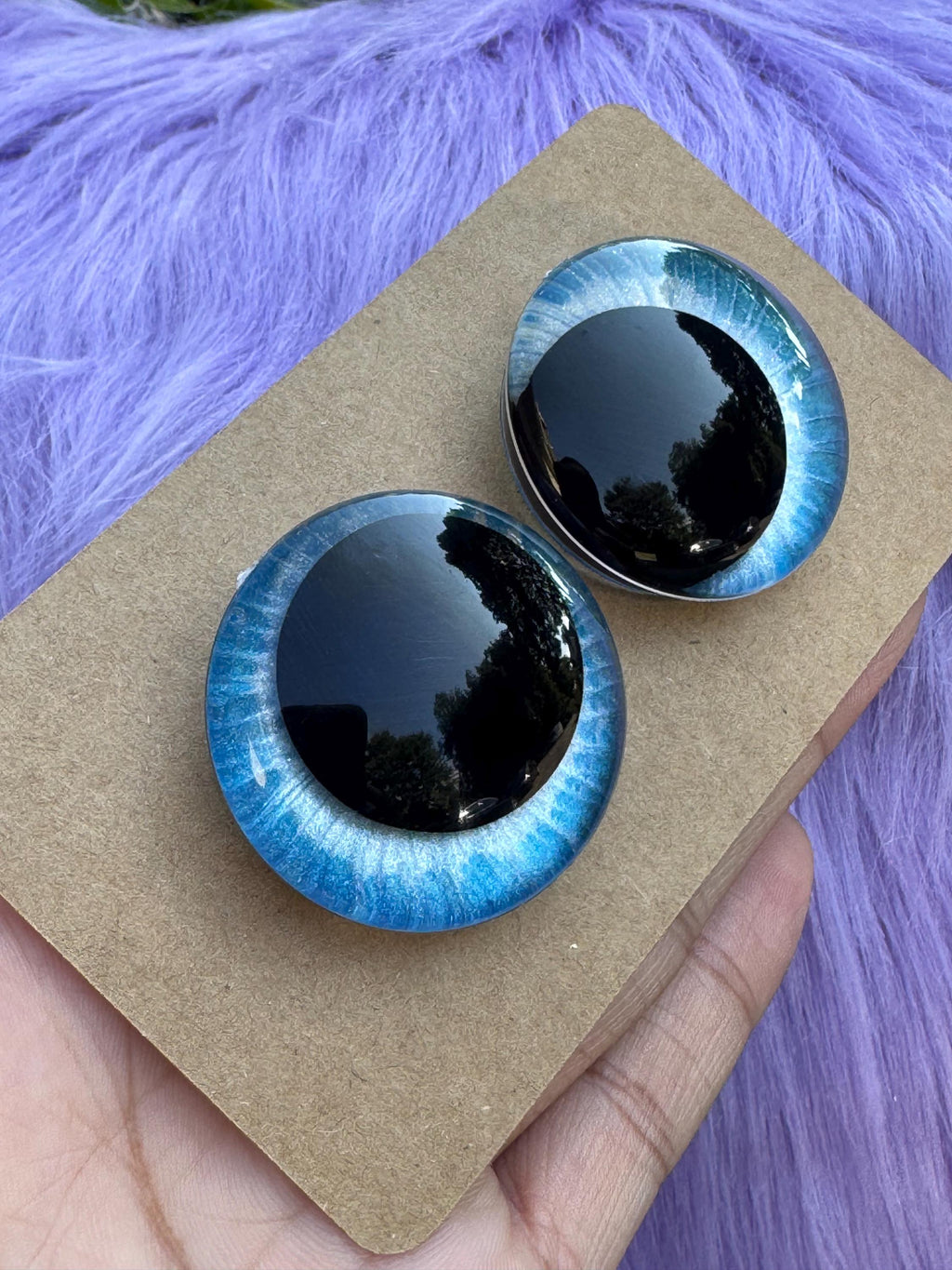Light Furious Hand-Painted Safety Eyes - Amigurumi Crochet (20-40mm)