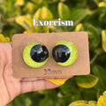 Exorcism Hand-Painted Safety Eyes - Kawaii Amigurumi Crochet (20-40mm)