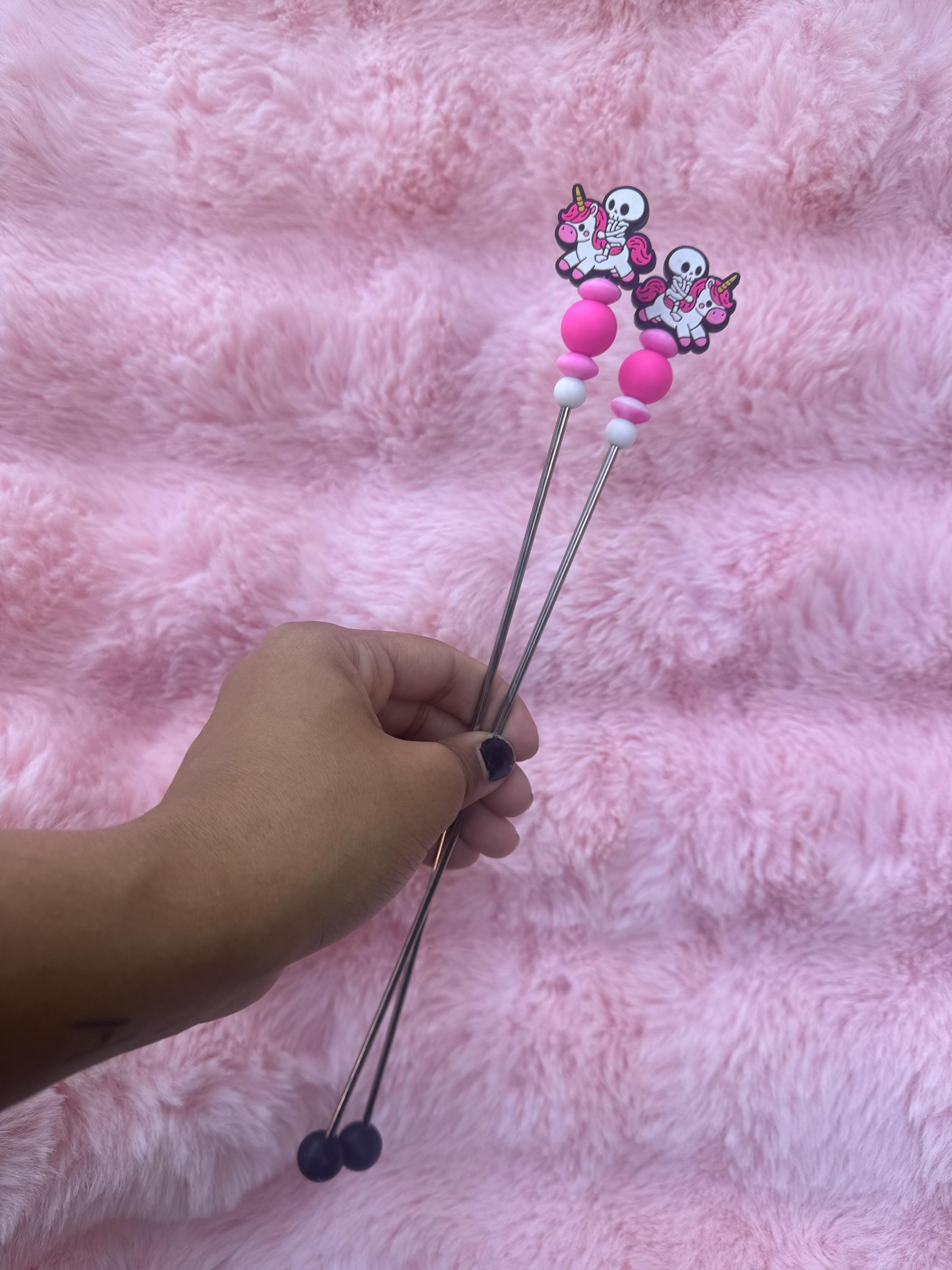Pink Pony Ami Sticks - Crochet Assembly Tool (Set of 2, 12")