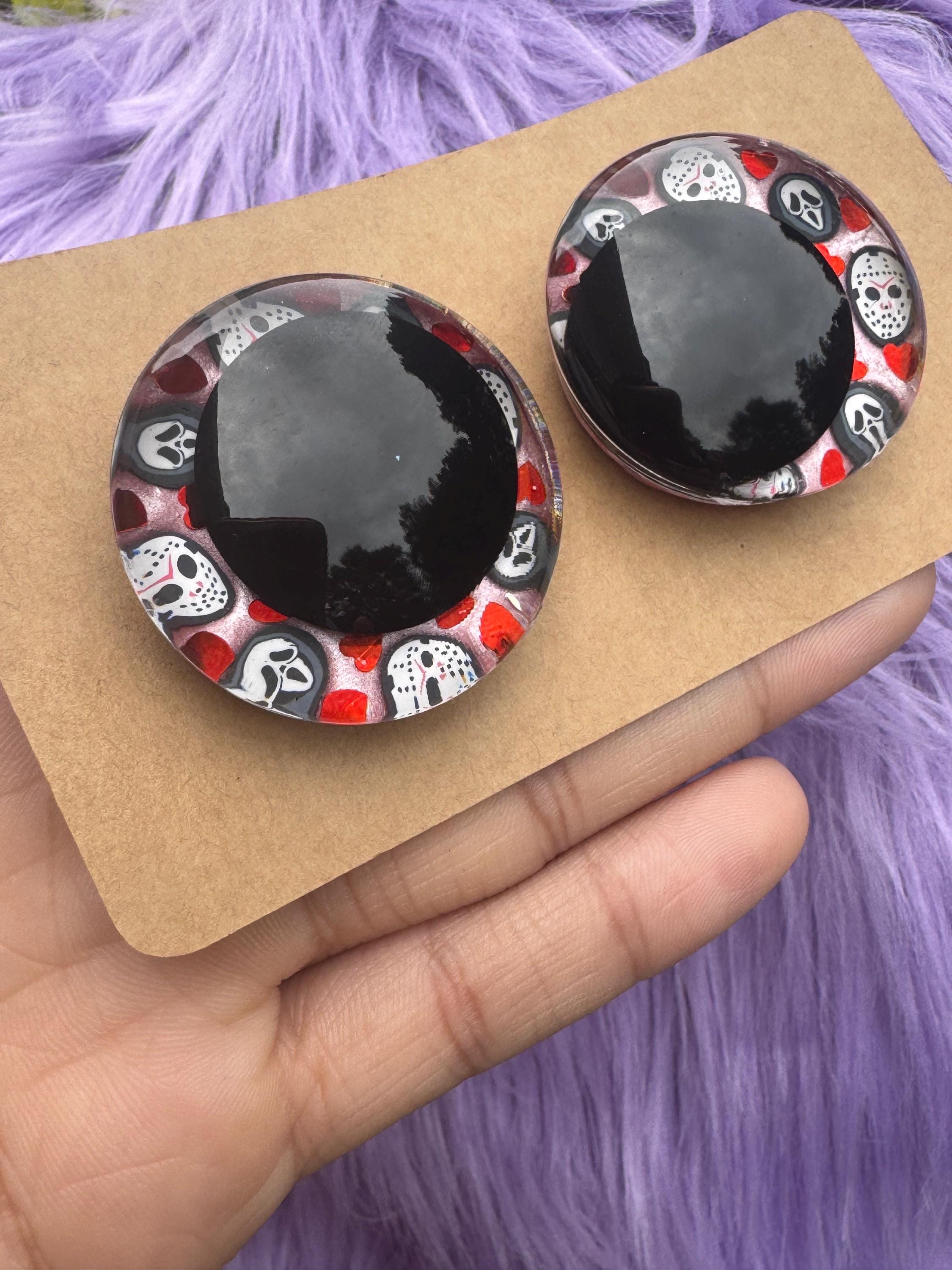 Slasher Love Hand-Painted Safety Eyes - Amigurumi Crochet (25-40mm)