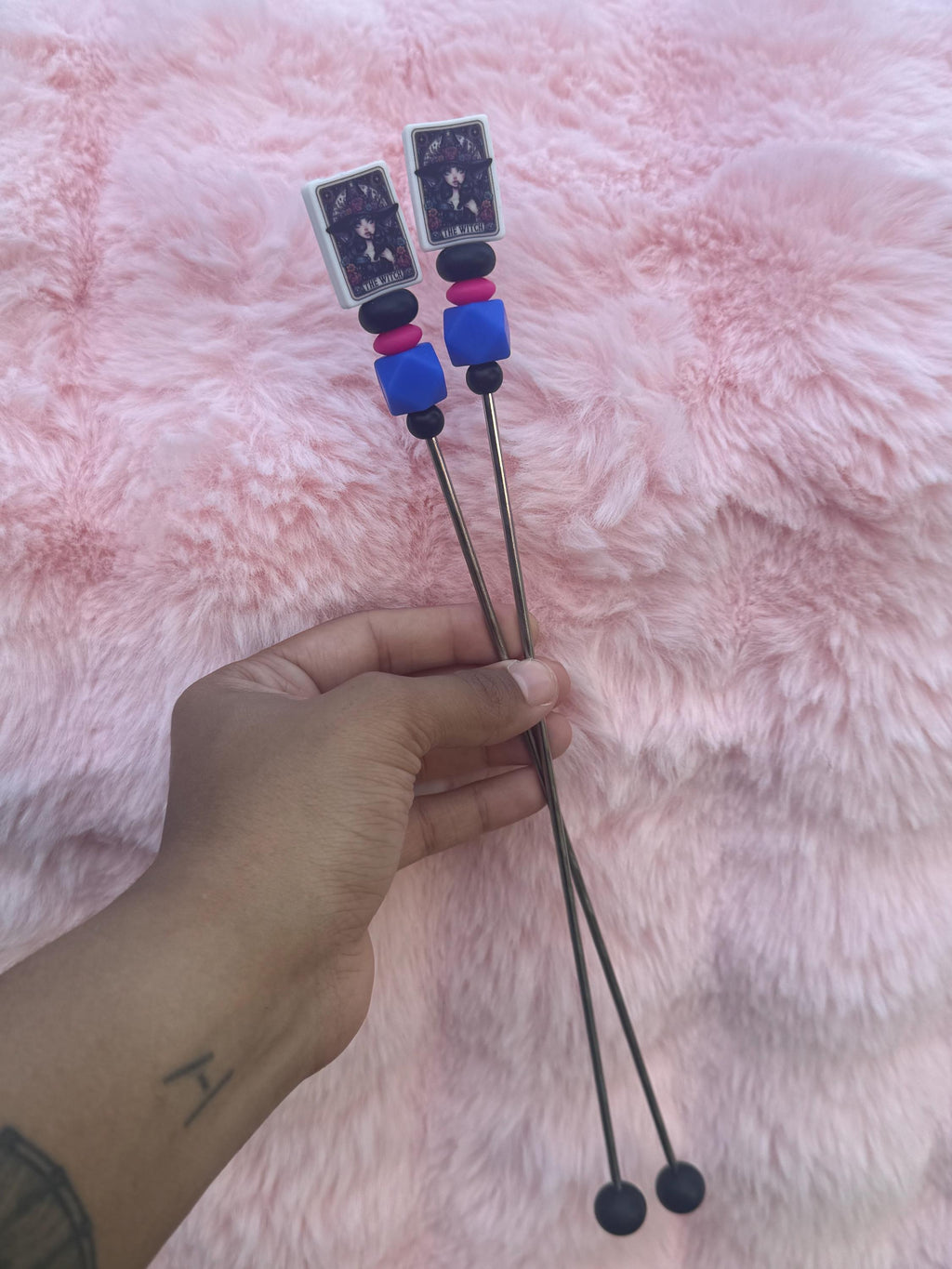 The Witch Tarot Card Ami Sticks - Crochet Assembly Tool (Set of 2)