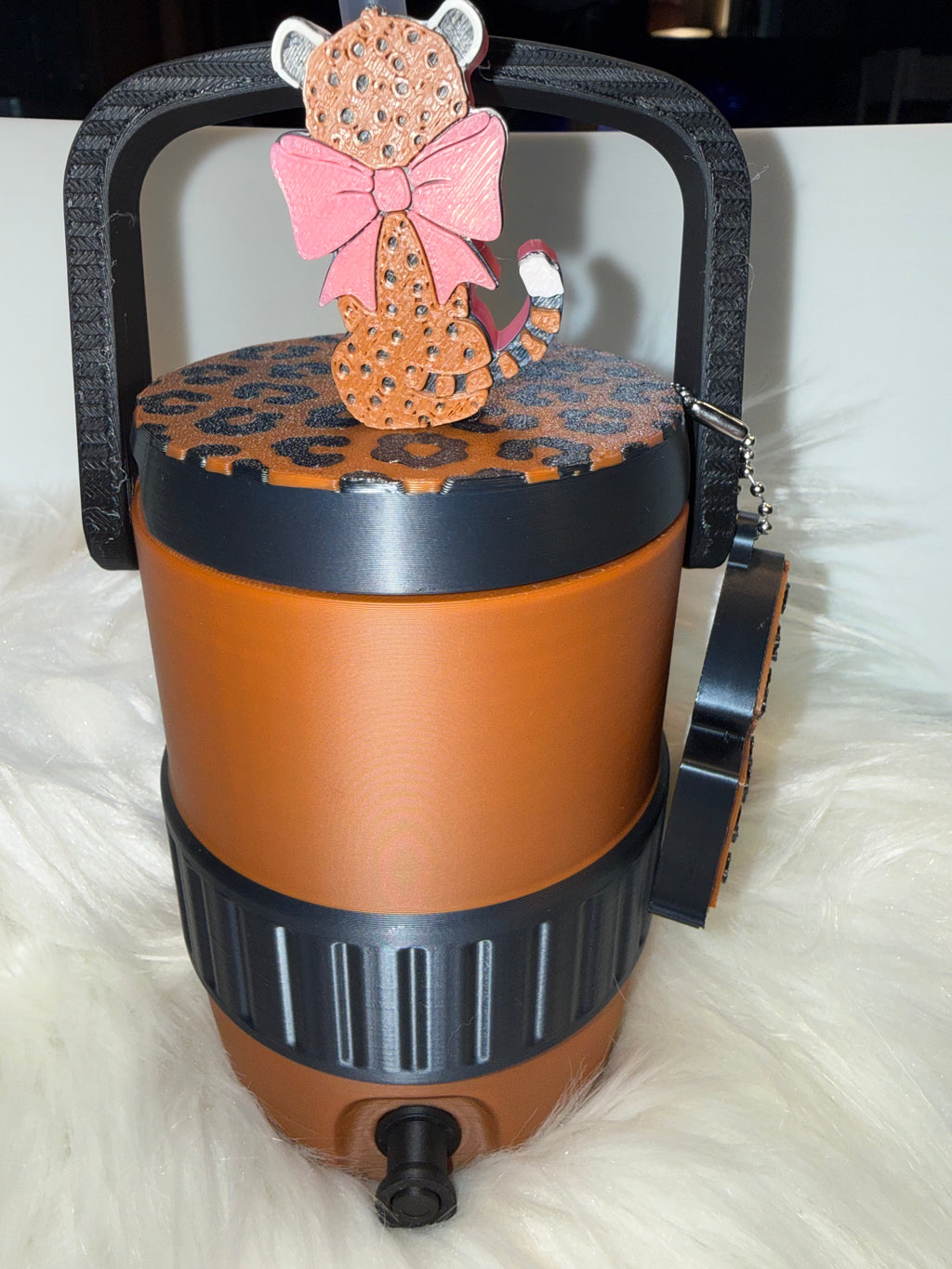 Cheetah Can Cooler -12oz regular