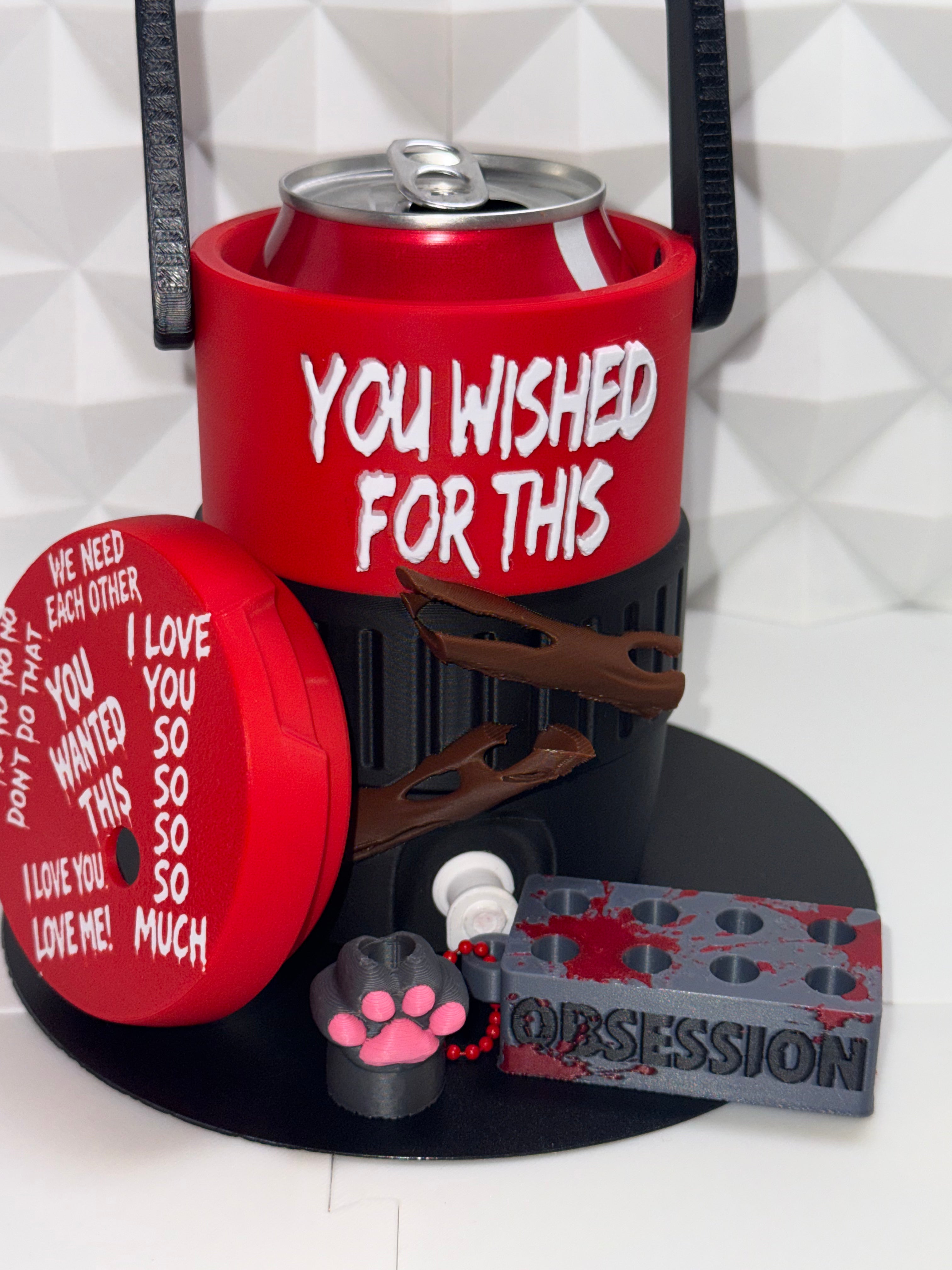 Freaky Nikki 12oz Can Holder