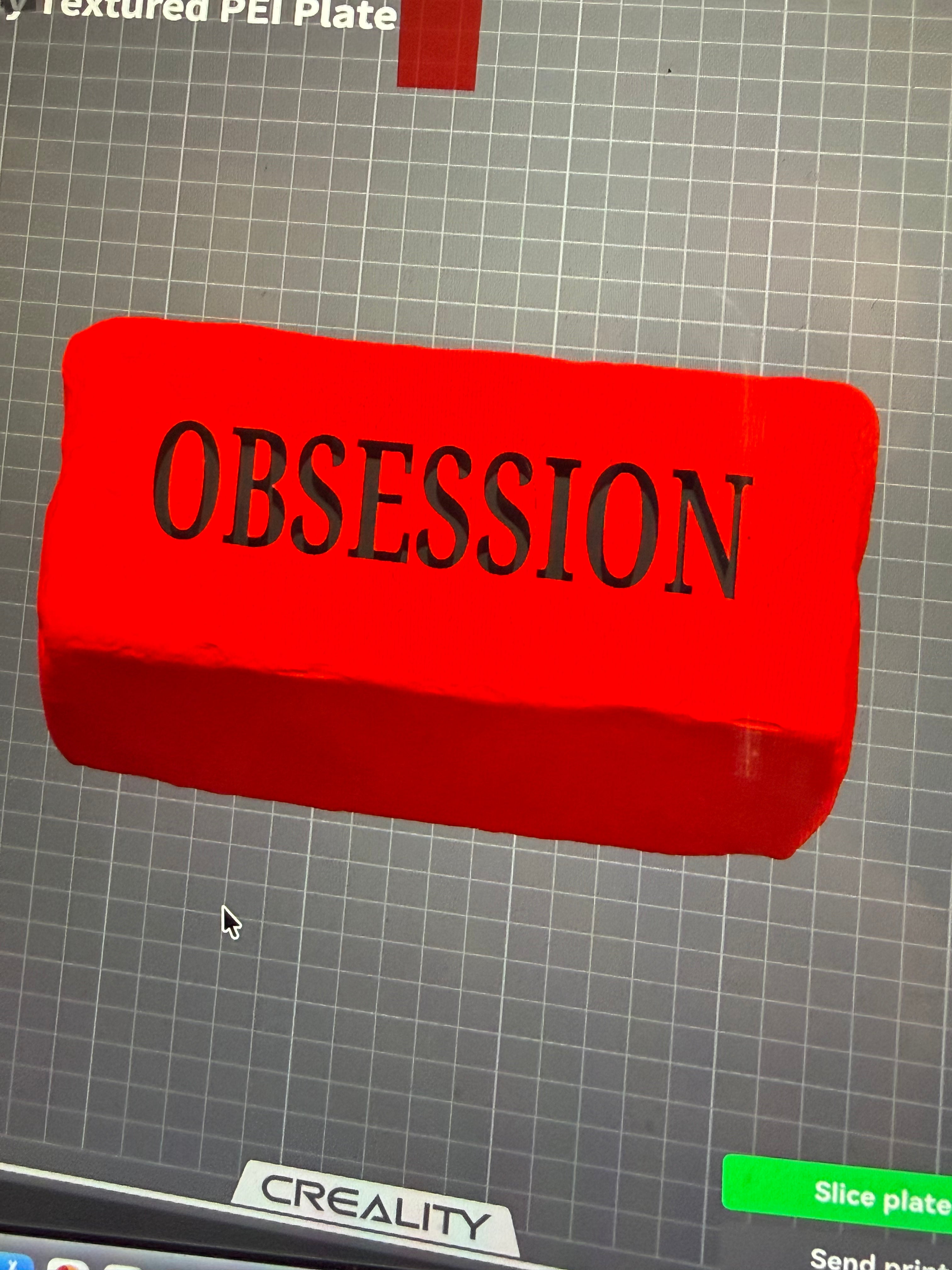 Obsession Inspired Brick Prop