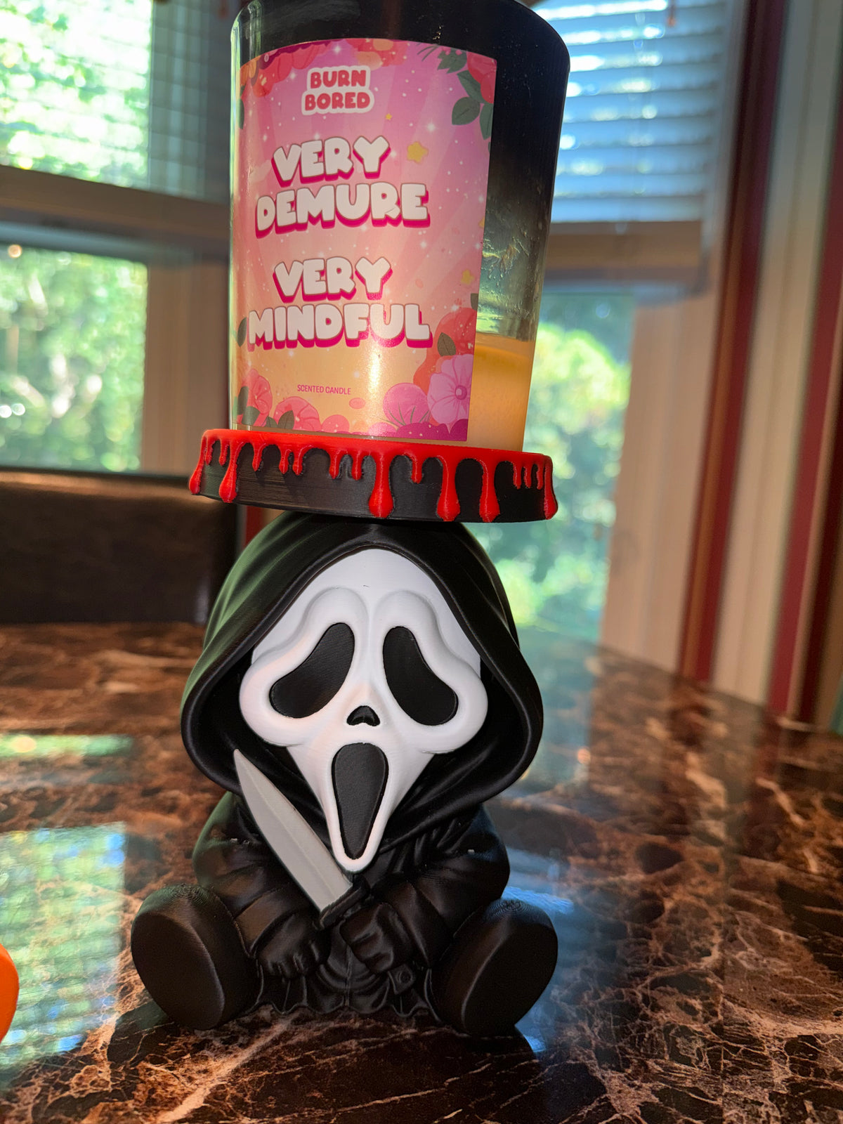 Ghostface Candle Holder