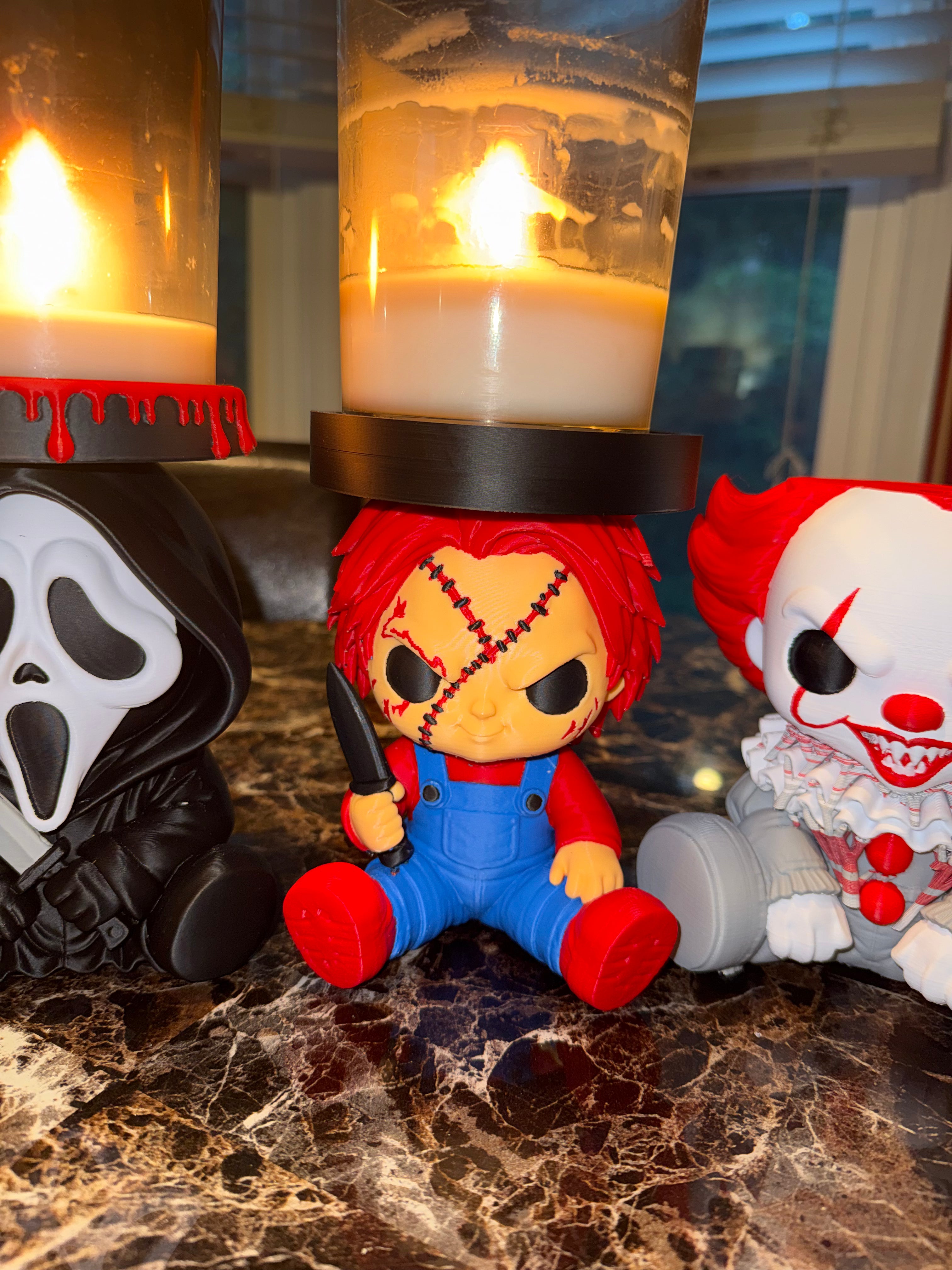 Chucky Candle Holder