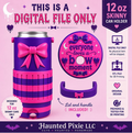 Bow 12oz Skinny Can Holder Digital File