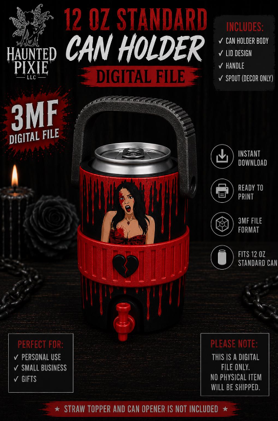 Obsession 12oz Standard Can Holder Digital File