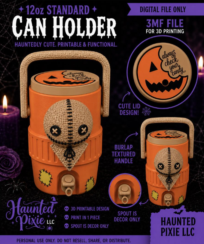 Sammie 12oz Standard Can Holder Digital File