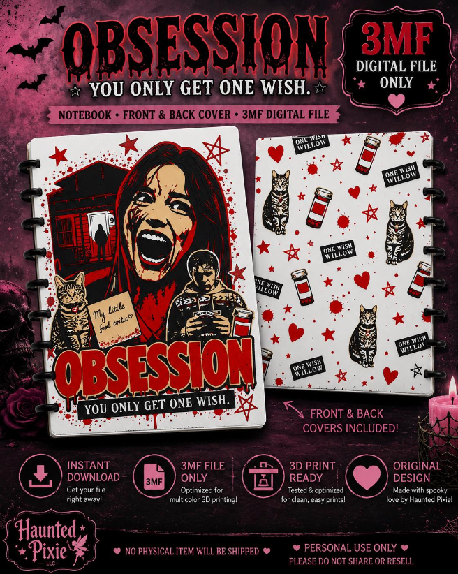 Nikki Obsession Refillable Notebook Digital File