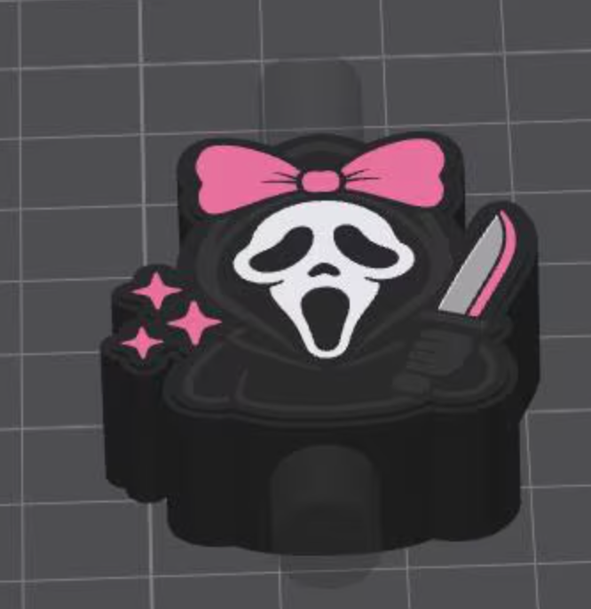 Ghostie Straw Topper Digital File