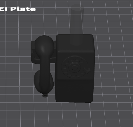 Black Phone Straw Topper Digital File