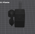 Black Phone Straw Topper Digital File
