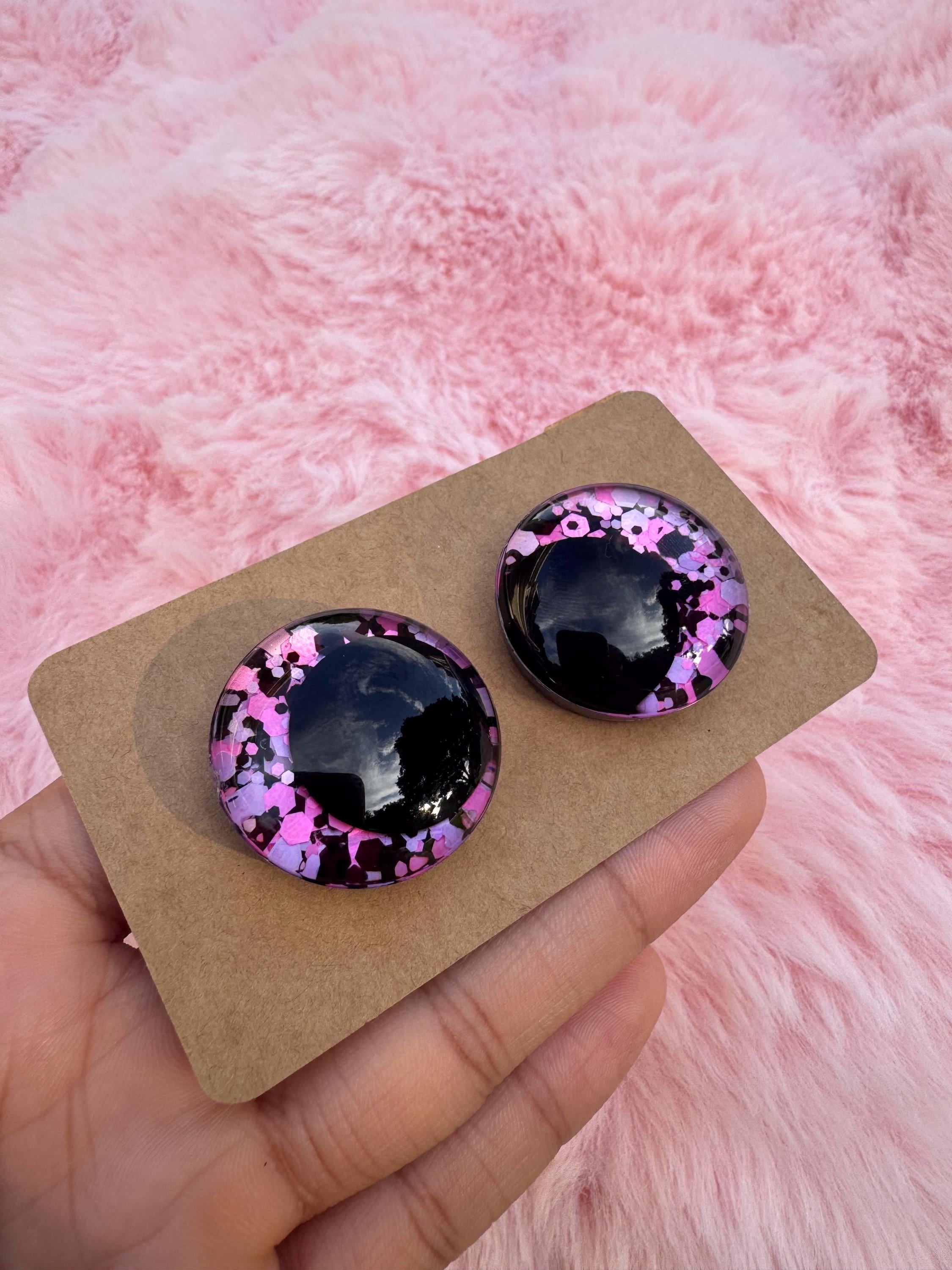 Radioactive Hand-Painted Safety Eyes - Kawaii Amigurumi (20-40mm)