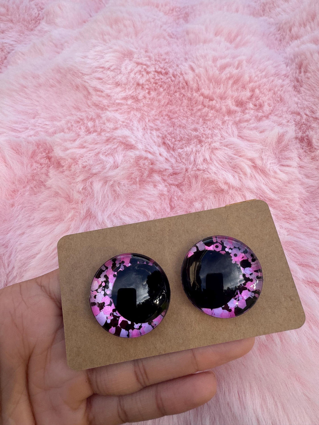 Radioactive Hand-Painted Safety Eyes - Kawaii Amigurumi (20-40mm)