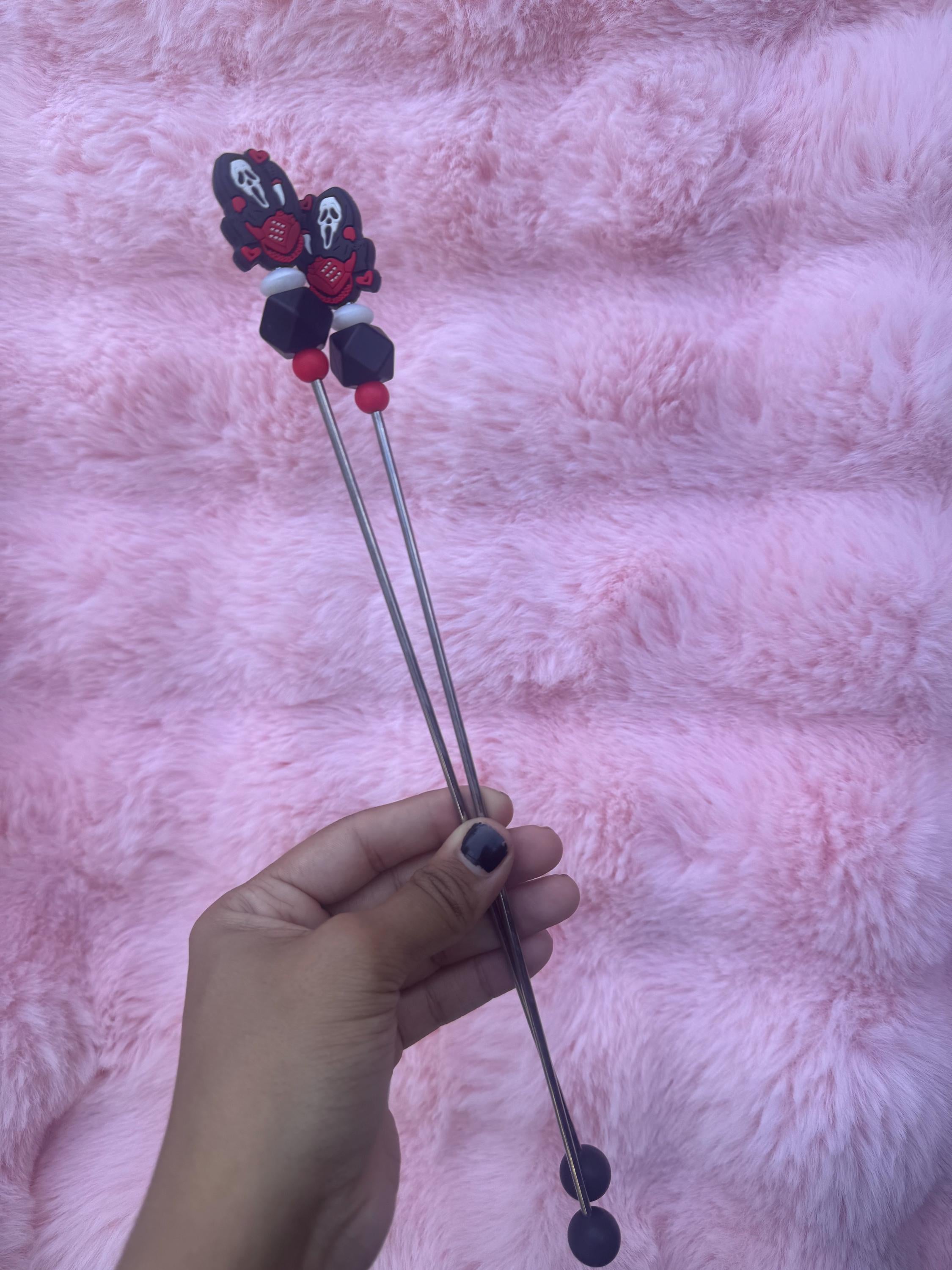 Slasher Ghostie Ami Sticks - Crochet Assembly Tool (Set of 2, 8" or 12")