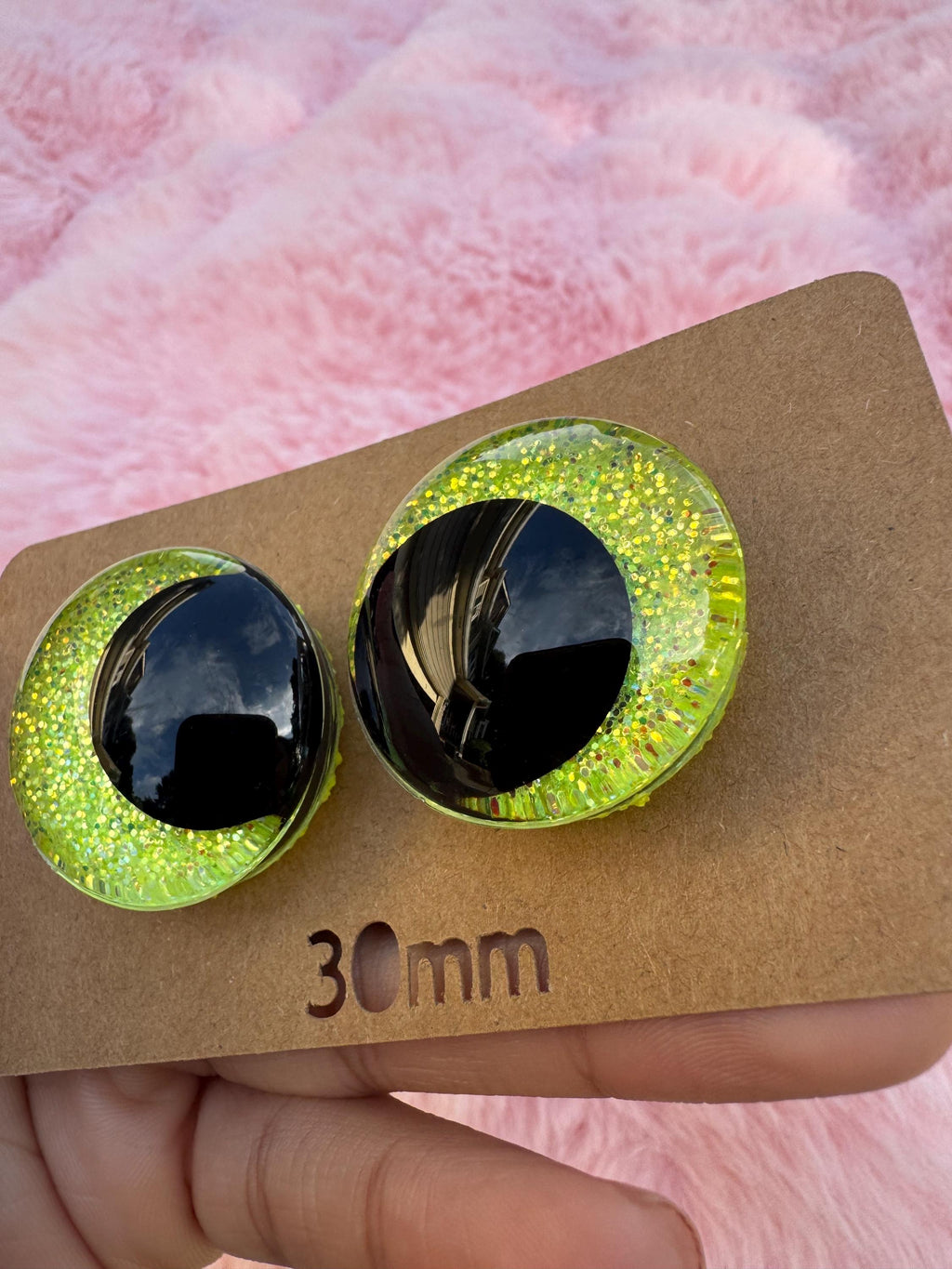 Exorcism Hand-Painted Safety Eyes - Kawaii Amigurumi Crochet (20-40mm)