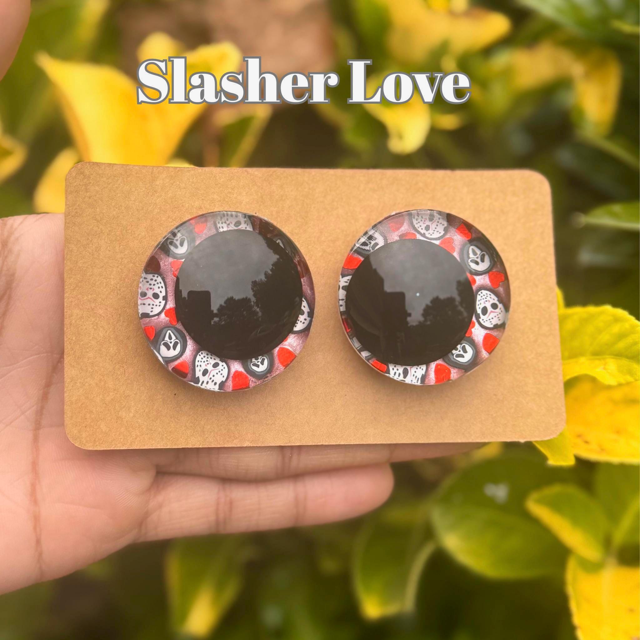 Slasher Love Hand-Painted Safety Eyes - Amigurumi Crochet (25-40mm)