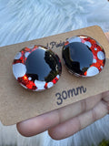 Death Shrooms Hand-Painted Safety Eyes - Amigurumi Crochet (20-40mm)