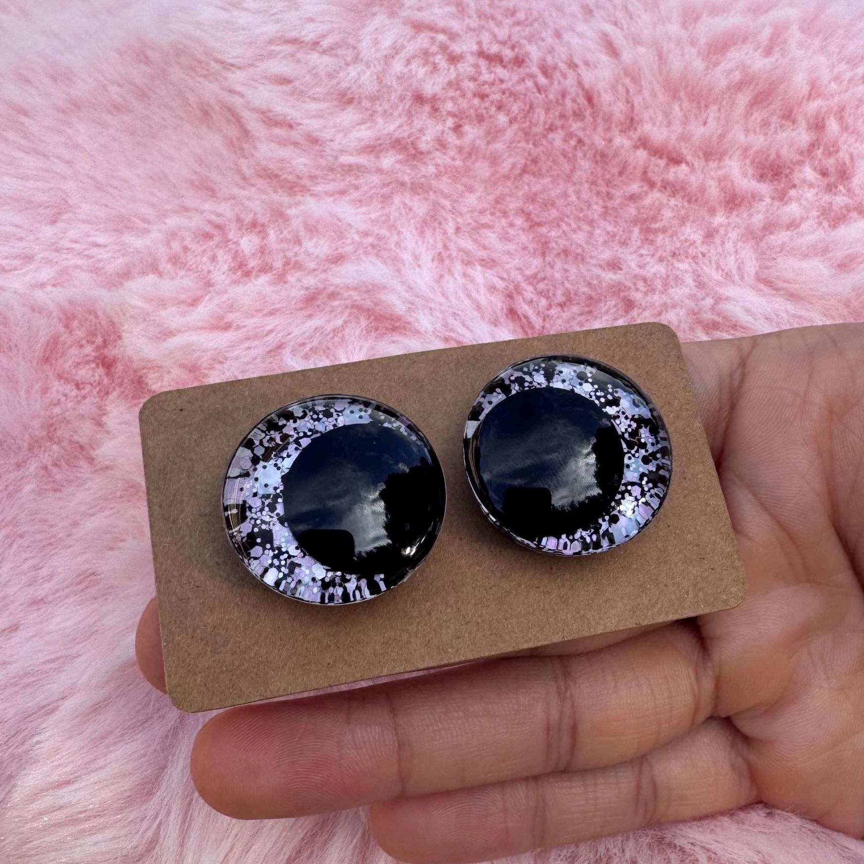 Graveyard Hand-Painted Safety Eyes - Amigurumi Crochet (20-40mm)