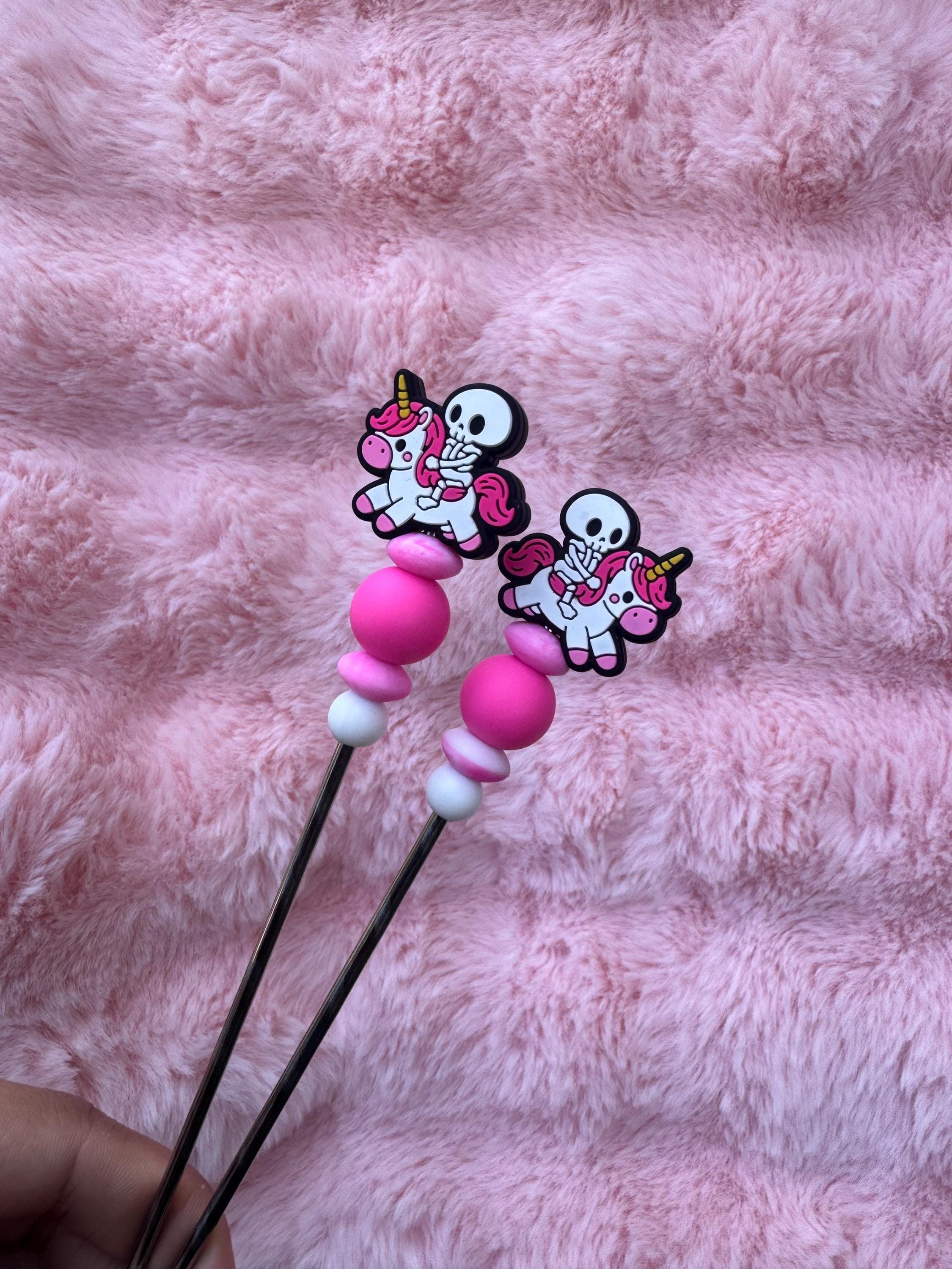 Pink Pony Ami Sticks - Crochet Assembly Tool (Set of 2, 12")