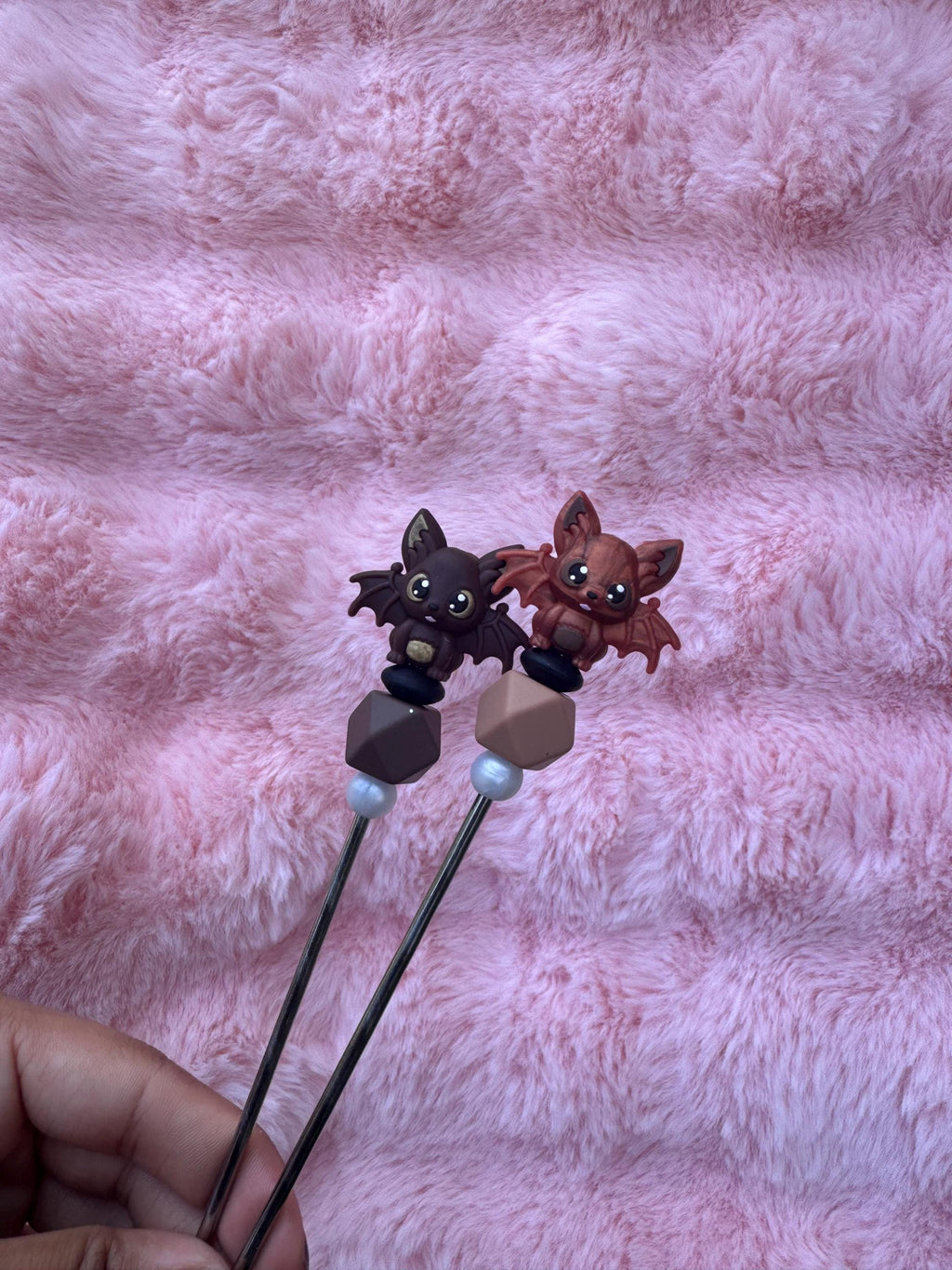 BATKINS Ami Sticks, Crochet, Amigurumi, Sewing Sticks, Plushie, Spooky, Scary, Skeleton, Halloween