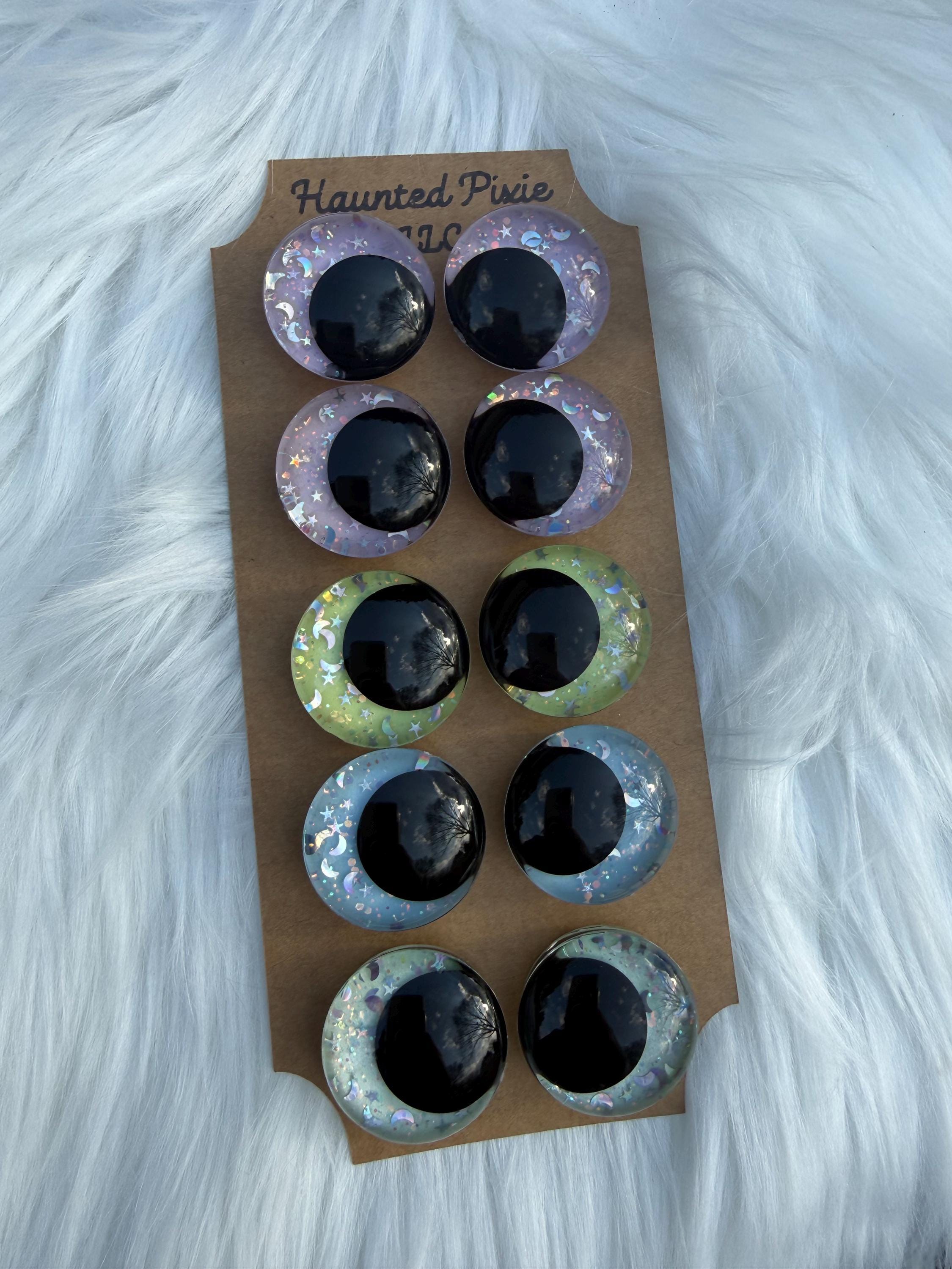 Pastel Sky 5 Pk Collection- Hand Painted Safety Eyes: Amigurumi Crochet Tools (20-40mm)