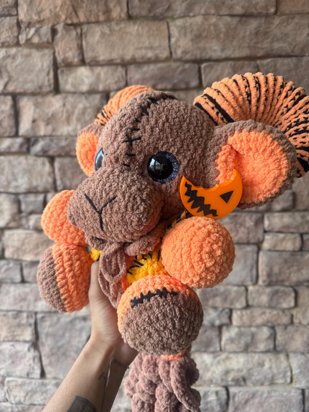 FINISHED Crochet Plushie - Sammy Baphomet