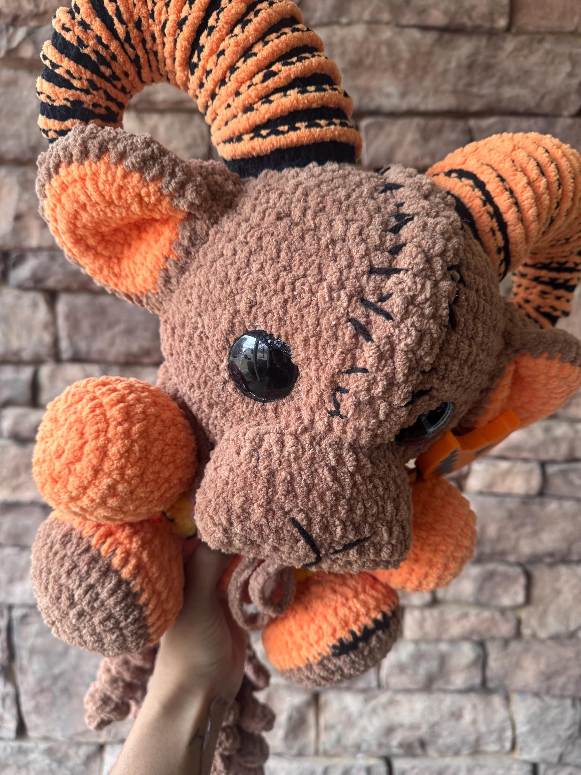 FINISHED Crochet Plushie - Sammy Baphomet